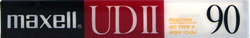 Compact Cassette Maxell UDII / UD2 90 Type II Chrome 1988 Europe