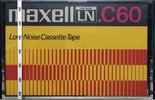 Compact Cassette Maxell LN 60 Type I Normal 1975 Europe