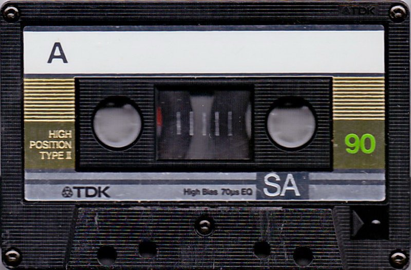Compact Cassette TDK SA 90 Type II Chrome 1986 Australia, Europe