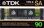 Compact Cassette TDK SA 90 Type II Chrome 1986 Australia, Europe