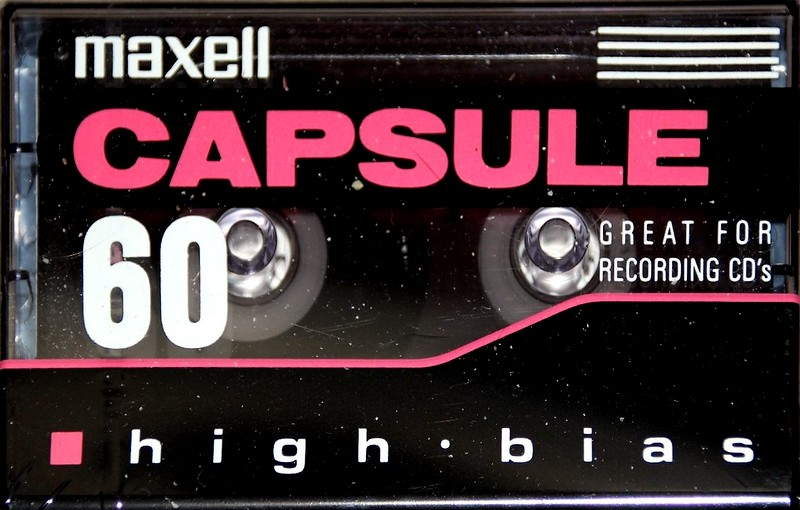 Compact Cassette Maxell Capsule 60 Type II Chrome 1992 North America