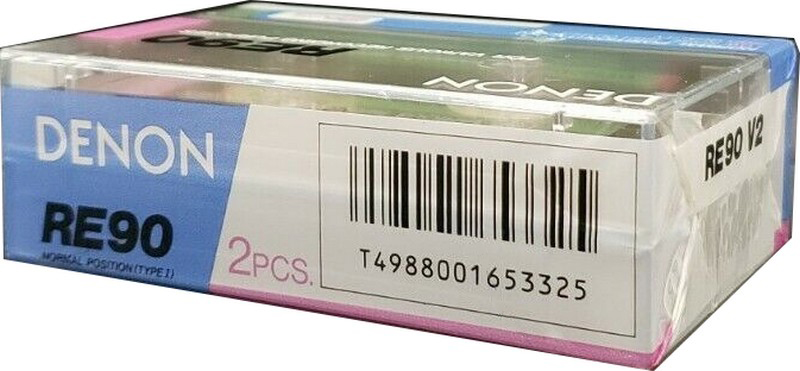 2 pack Denon RE 90 Type I Normal 1987 Japan
