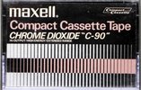 Compact Cassette Maxell 90 Type II Chrome 1970 Worldwide