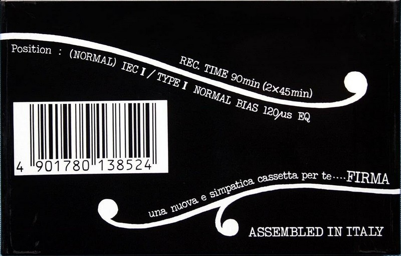 Compact Cassette Sony Firma 90 Type I Normal 1988 Europe