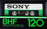 Compact Cassette Sony BHF 120 Type I Normal 1978 Japan