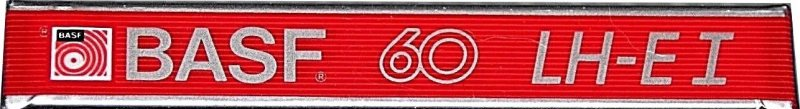Compact Cassette BASF LH Extra I 60 "Large Window" Type I Normal 1985 North America