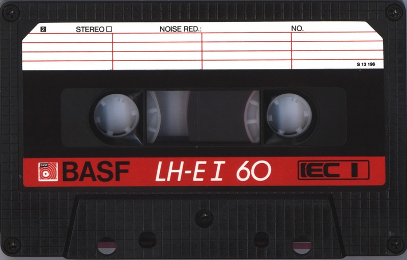 Compact Cassette BASF LH Extra I 60 "Large Window" Type I Normal 1985 North America