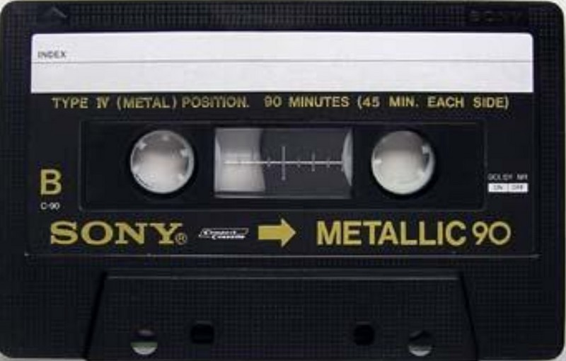 Compact Cassette Sony Metallic 90 Type IV Metal 1978 Japan