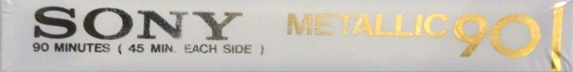 Compact Cassette Sony Metallic 90 Type IV Metal 1978 Japan