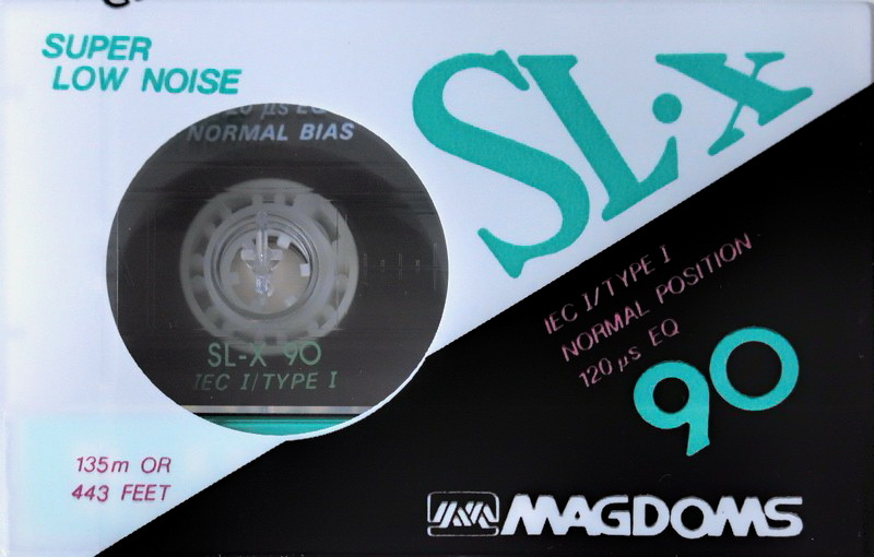Compact Cassette Magdoms SL-X 90 Type I Normal Taiwan