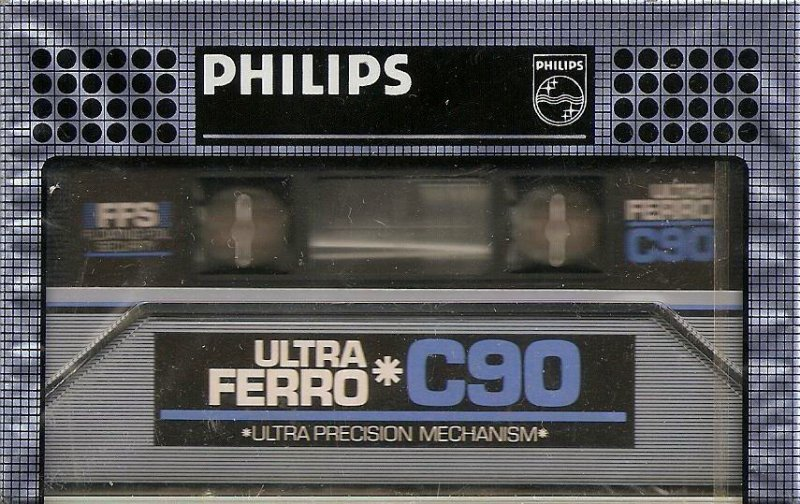 Compact Cassette Philips Ultra Ferro 90 Type I Normal 1981 Europe