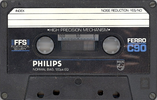 Compact Cassette Philips Ultra Ferro 90 Type I Normal 1981 Europe