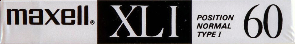 Compact Cassette Maxell XLI 60 Type I Normal 1989 Japan