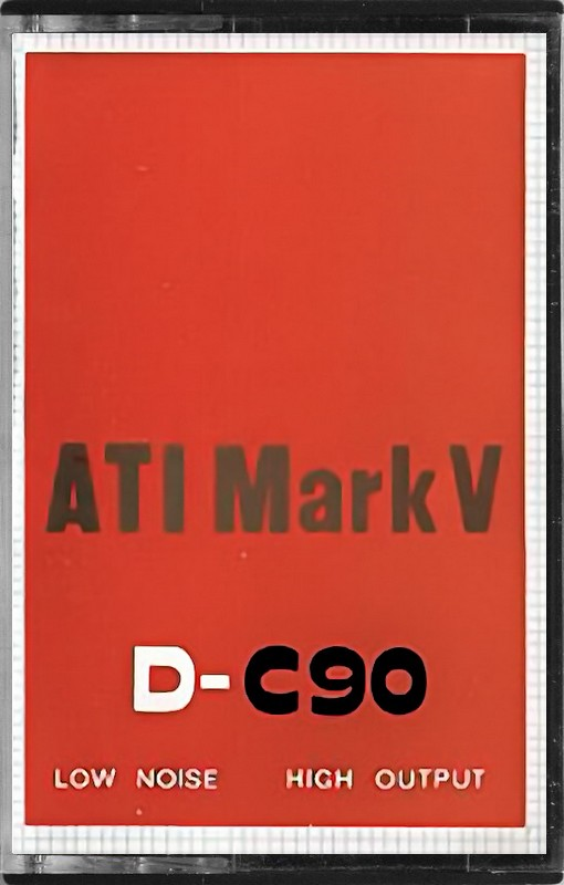 Compact Cassette ATI Mark V 60 Type I Normal Hong Kong
