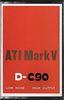 Compact Cassette ATI Mark V 60 Type I Normal Hong Kong