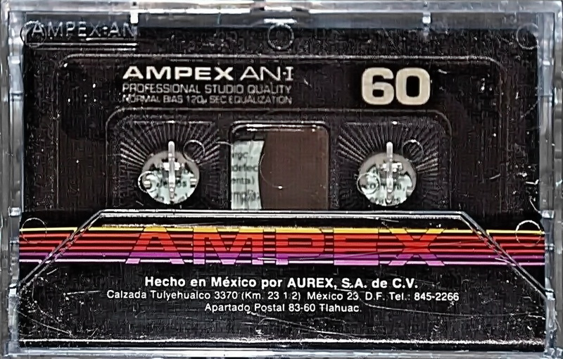 Compact Cassette Ampex AN-I 60 Type I Normal Mexico