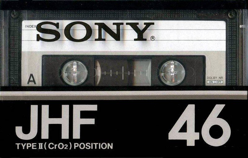 Compact Cassette Sony JHF 46 Type II Chrome 1978 Japan