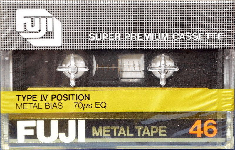 Compact Cassette Fuji Metal Tape 46 Type IV Metal 1980 Europe, North America