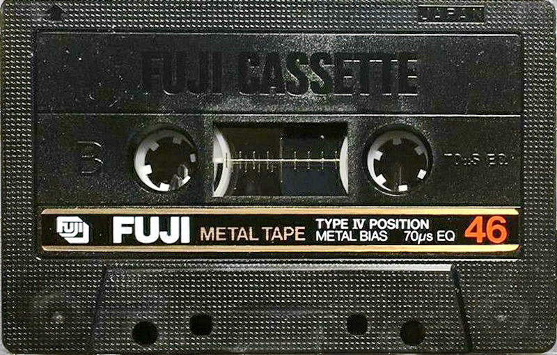 Compact Cassette Fuji Metal Tape 46 Type IV Metal 1980 Europe, North America