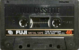 Compact Cassette Fuji Metal Tape 46 Type IV Metal 1980 Europe, North America