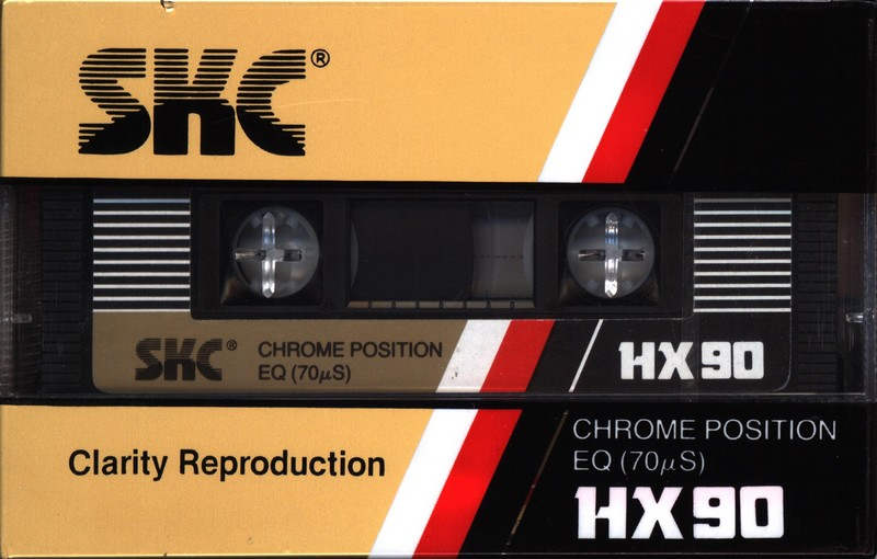 Compact Cassette SKC HX 90 Type II Chrome 1984 Europe