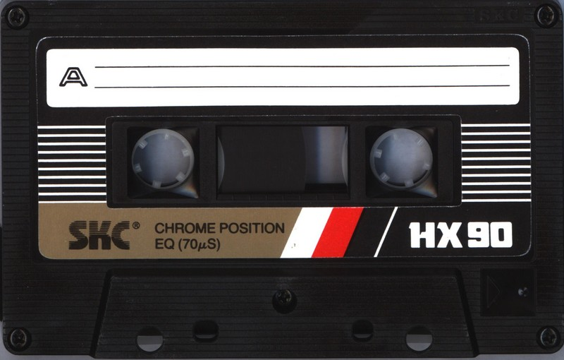 Compact Cassette SKC HX 90 Type II Chrome 1984 Europe