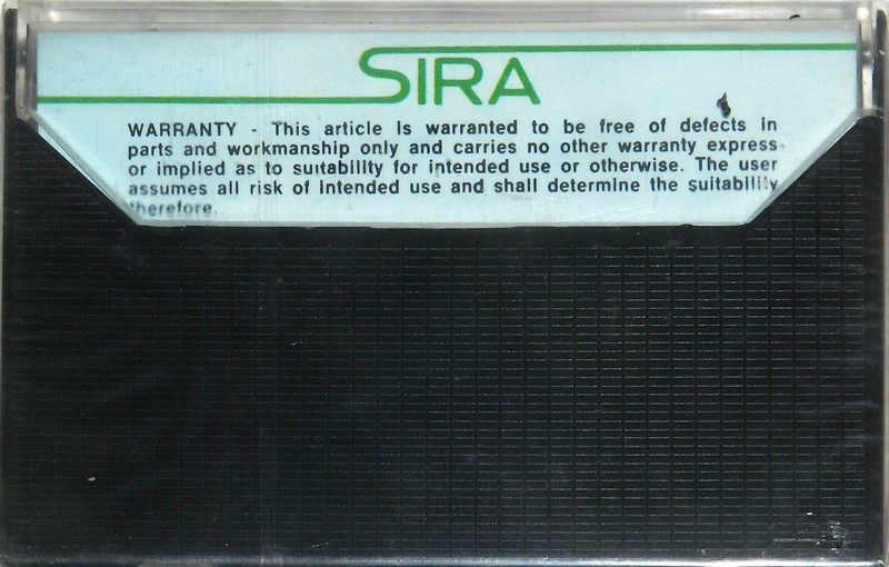 Compact Cassette Sira 60 Type I Normal