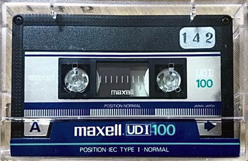 Compact Cassette Maxell UDI / UD1 100 Type I Normal 1985 Europe