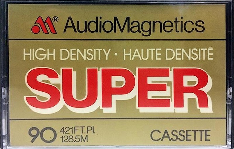 Compact Cassette Audio Magnetics Super 90 Type I Normal 1976 Canada