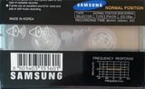 Compact Cassette Samsung MD 90 Type I Normal 1998 Europe