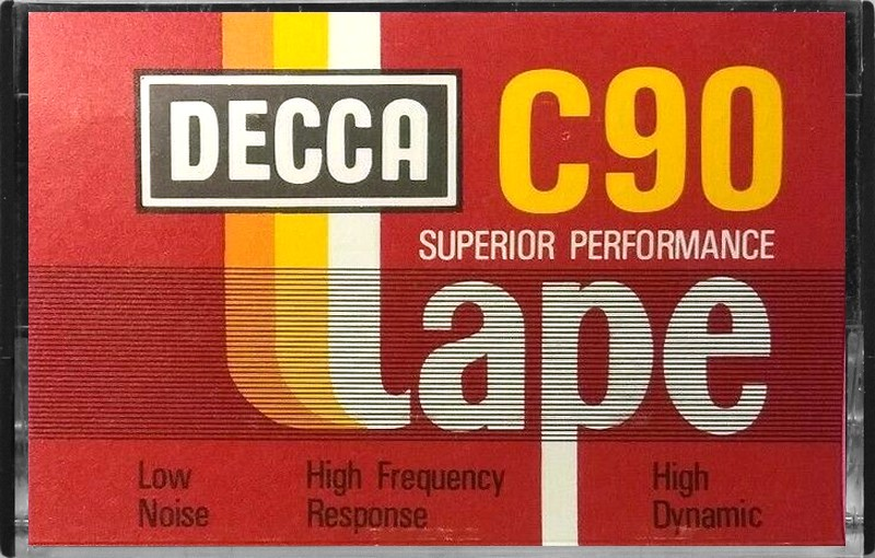 Compact Cassette DECCA 90 Type I Normal England