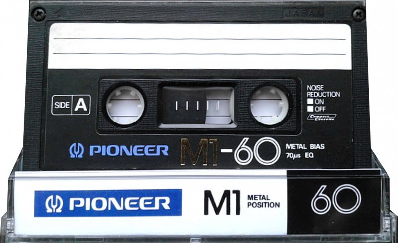 Compact Cassette Pioneer M1 60 Type IV Metal 1981 Japan