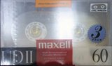 3 pack Maxell UDII / UD2 60 Type II Chrome 1988 Japan