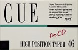 Compact Cassette TDK CUE 46 "CUE-46W" Type II Chrome 1987 Japan