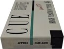 Compact Cassette TDK CUE 46 "CUE-46W" Type II Chrome 1987 Japan