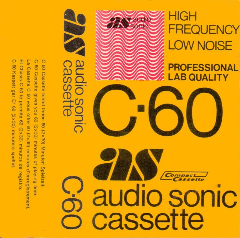 Compact Cassette Audio Sonic 60 Type I Normal Germany