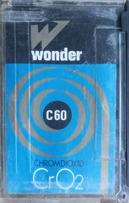 Compact Cassette Wonder 60 Type II Chrome 1975 France