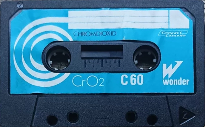 Compact Cassette Wonder 60 Type II Chrome 1975 France