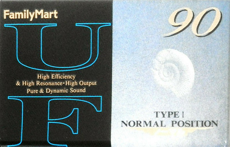 Compact Cassette Family Mart UF 90 "UF-90" Type I Normal 1999 Japan