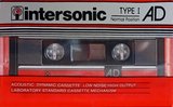 Compact Cassette Intersonic AD 46 Type I Normal Greece