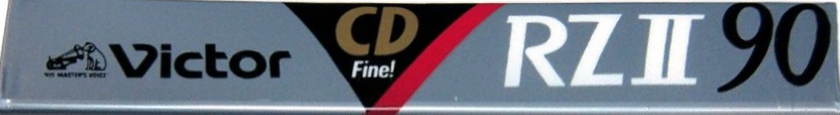 Compact Cassette Victor RZII 90 "RZ2-90N" Type II Chrome 1990 Japan