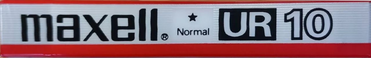 Compact Cassette Maxell UR 10 Type I Normal 1986 Japan
