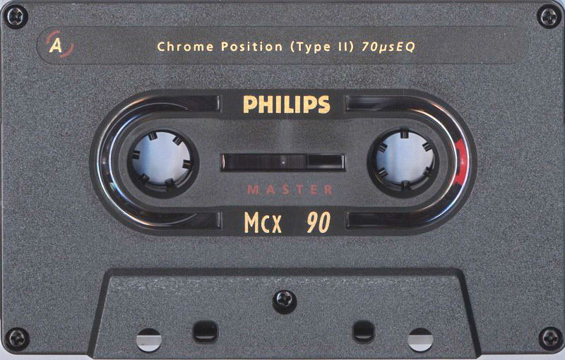 Compact Cassette Philips MCX Master 90 Type II Chrome 1990 Europe