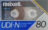 Compact Cassette Maxell UDI-N 80 Type I Normal 1985 Japan