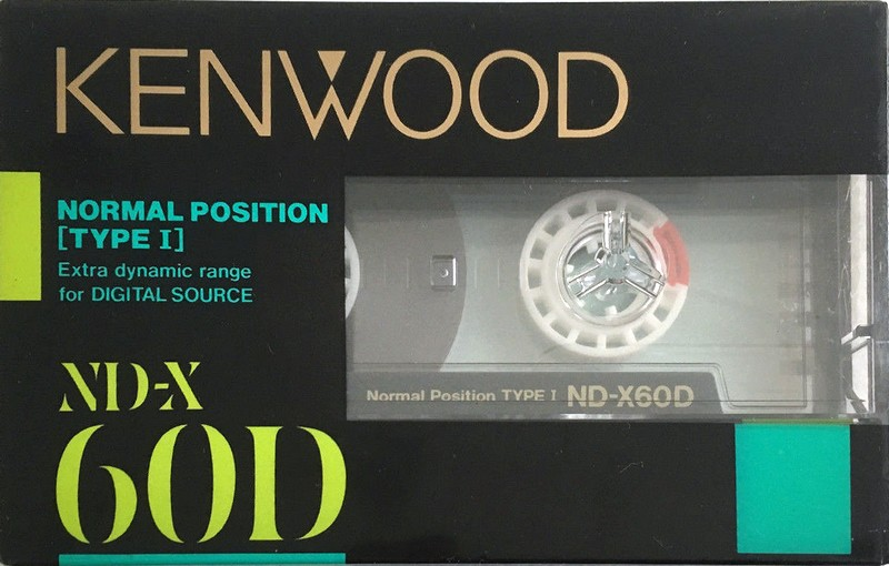 Compact Cassette Kenwood ND-x 60 Type I Normal 1987 Japan