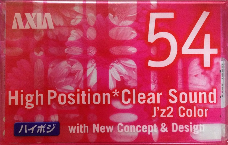 Compact Cassette AXIA J`z 2 Color 54 "JZ2J 54" Type II Chrome 2001 Japan