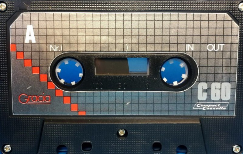 Compact Cassette Gracia 60 "CBX-II" Type I Normal 1981 Hong Kong