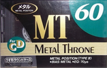 Compact Cassette Hitachi MT 60 Type IV Metal 1990 Japan