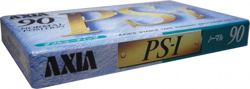Compact Cassette AXIA PS-I / PS-1 90 "PS1 C 90" Type I Normal 1992 Japan