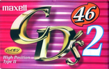 Compact Cassette Maxell CD`s II / CD`s 2 46 "CDS2-46M" Type II Chrome 1999 Japan